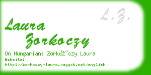 laura zorkoczy business card